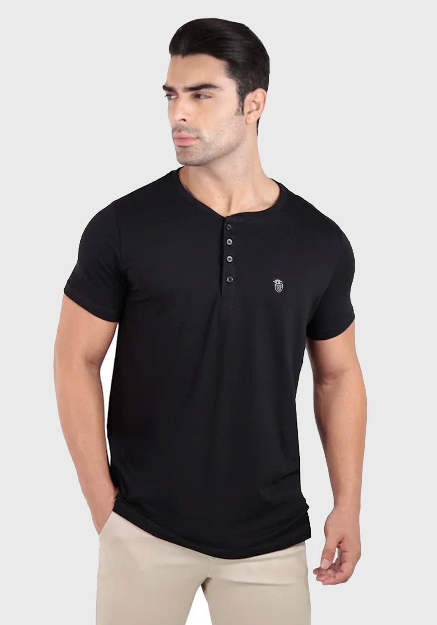 Camiseta Henley Egípcio Gola Padre