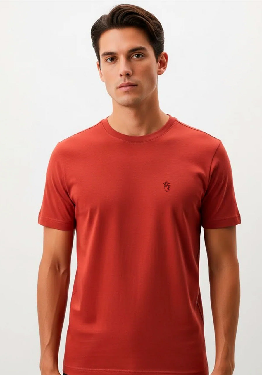 Camiseta Básica Gola Redonda - Moda