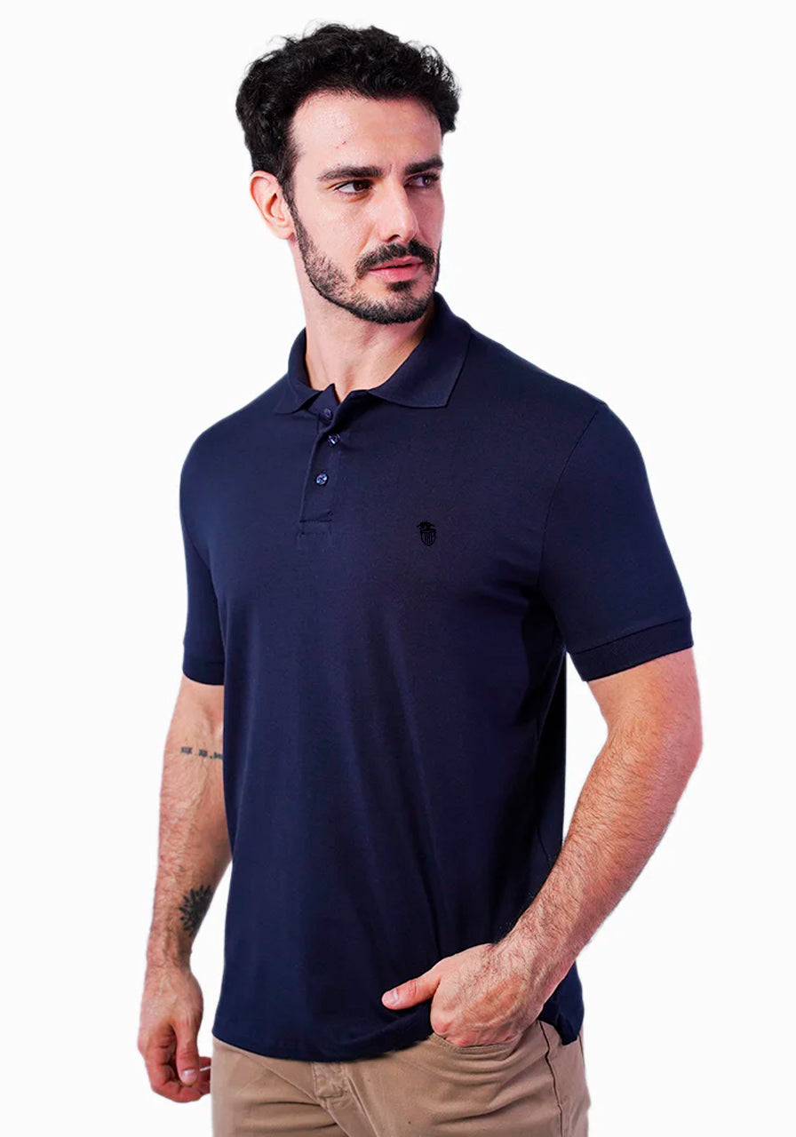 Polo Cotton Pima com Elastano Lisa