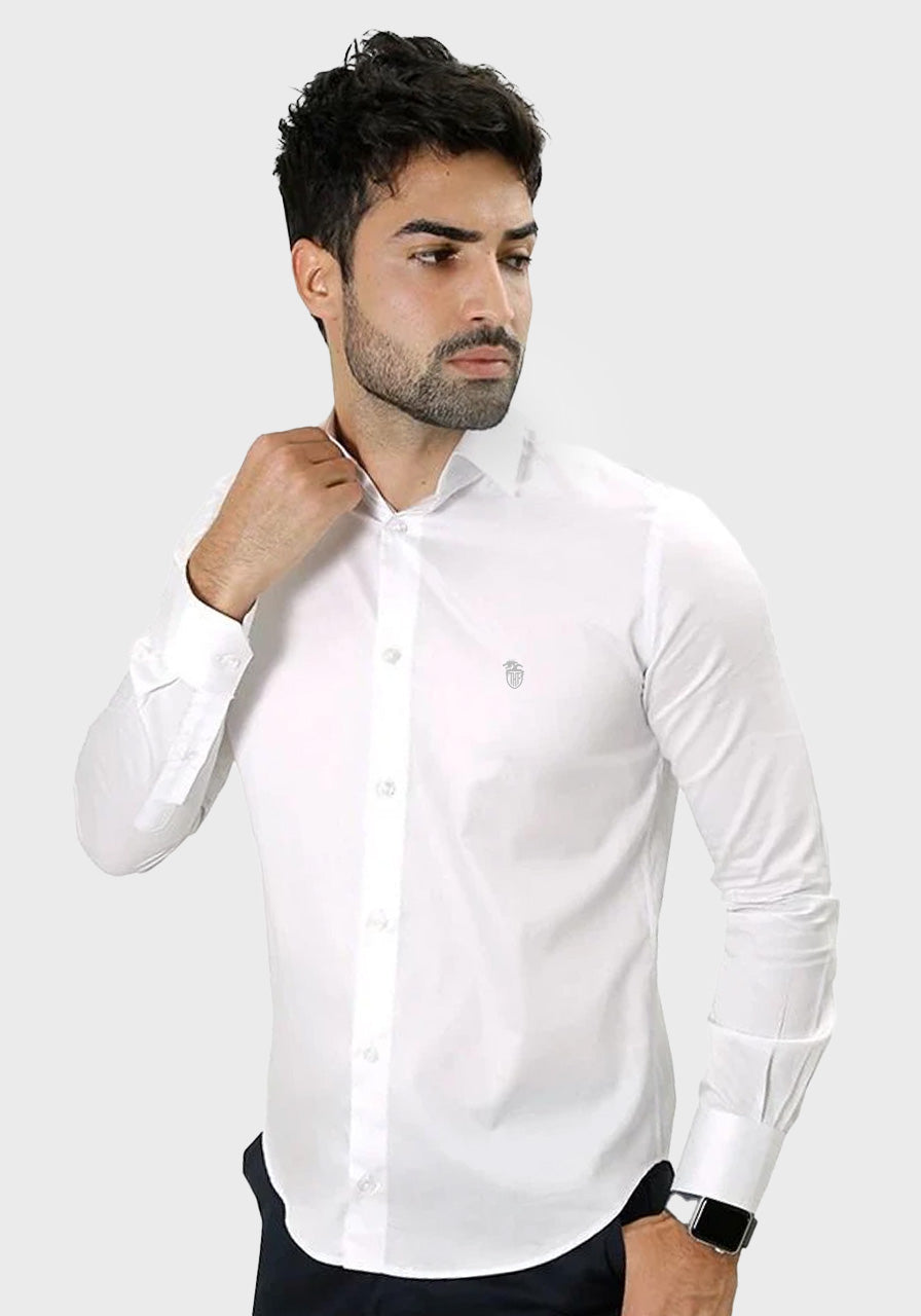 Camisa Manga Longa Slim Fit Básica